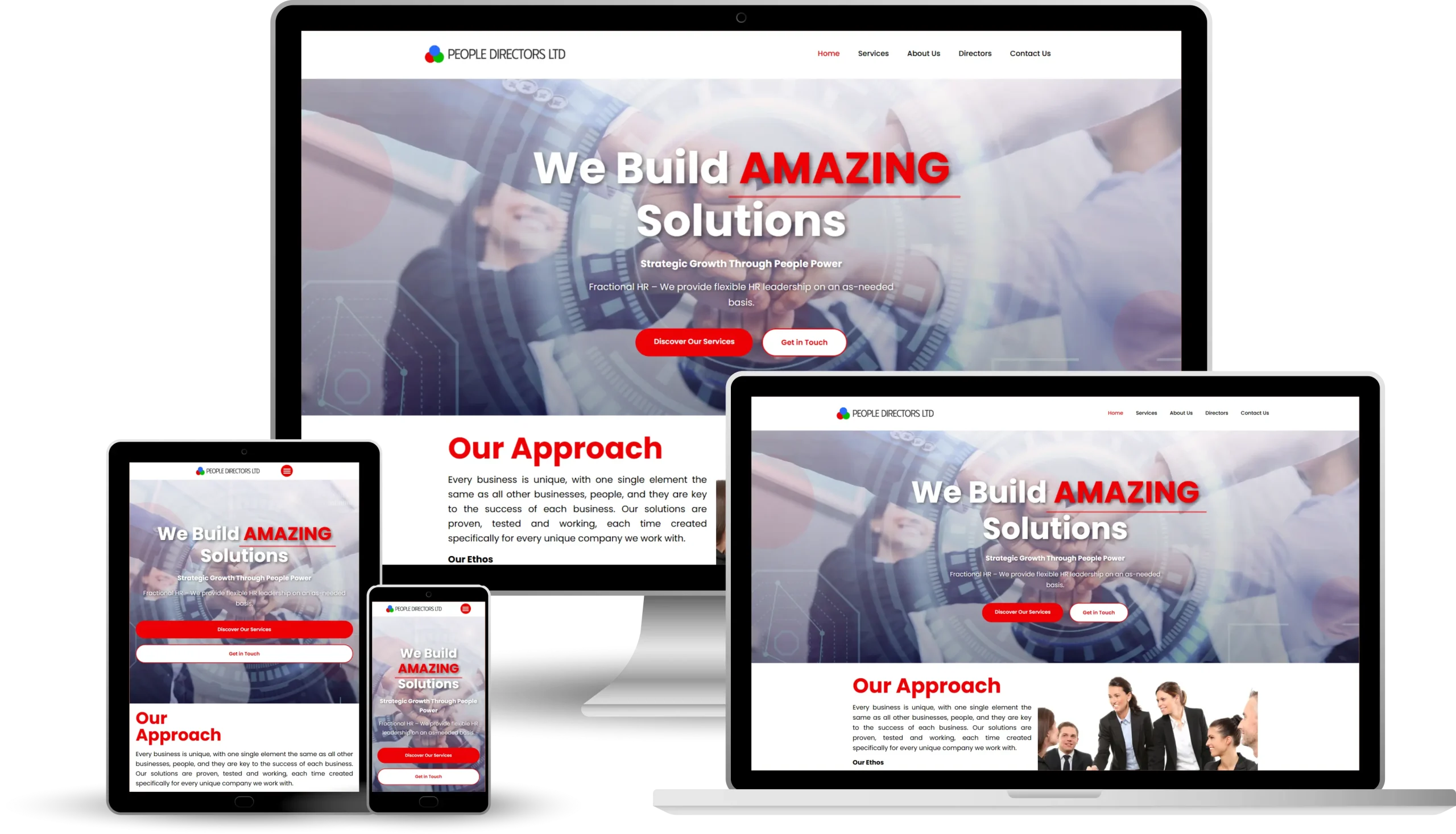 peopledirectors website mockup